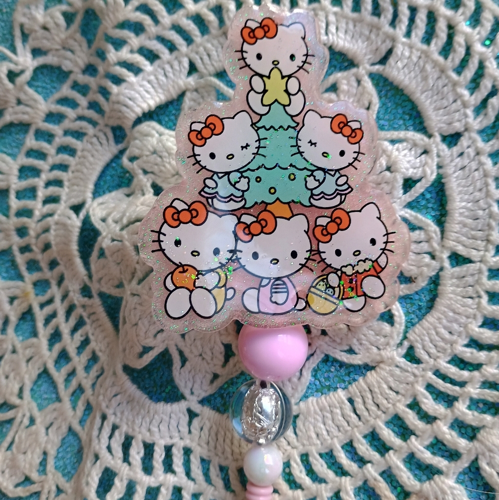 Hello kitty badge reel